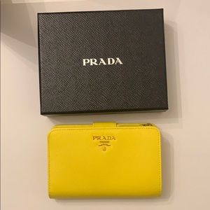 Prada Saffiano French purse
